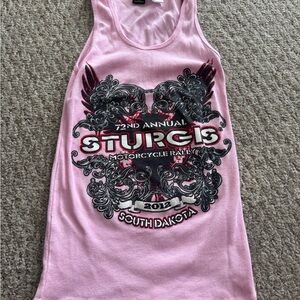 John Deere Pink Cotton Tank Top